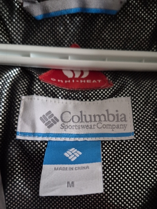 Columbia Gray Long Quilted Puffer Coat with Hood - Picture 2 of 5